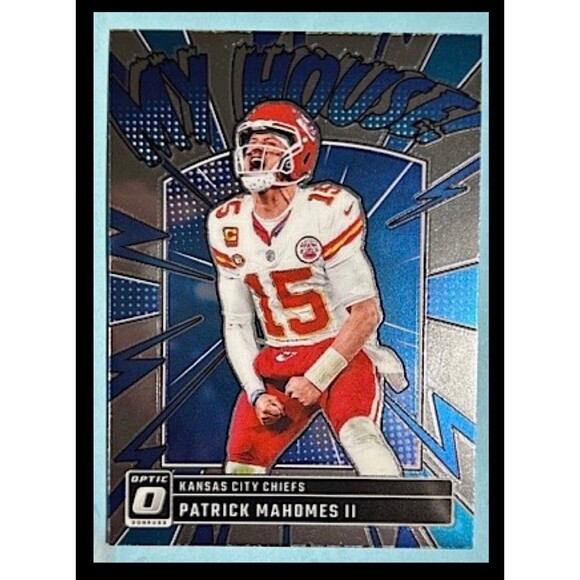 Patrick Mahomes II-2024 Panini Optic MY HOUSE card# 1 - Picture 2 of 3